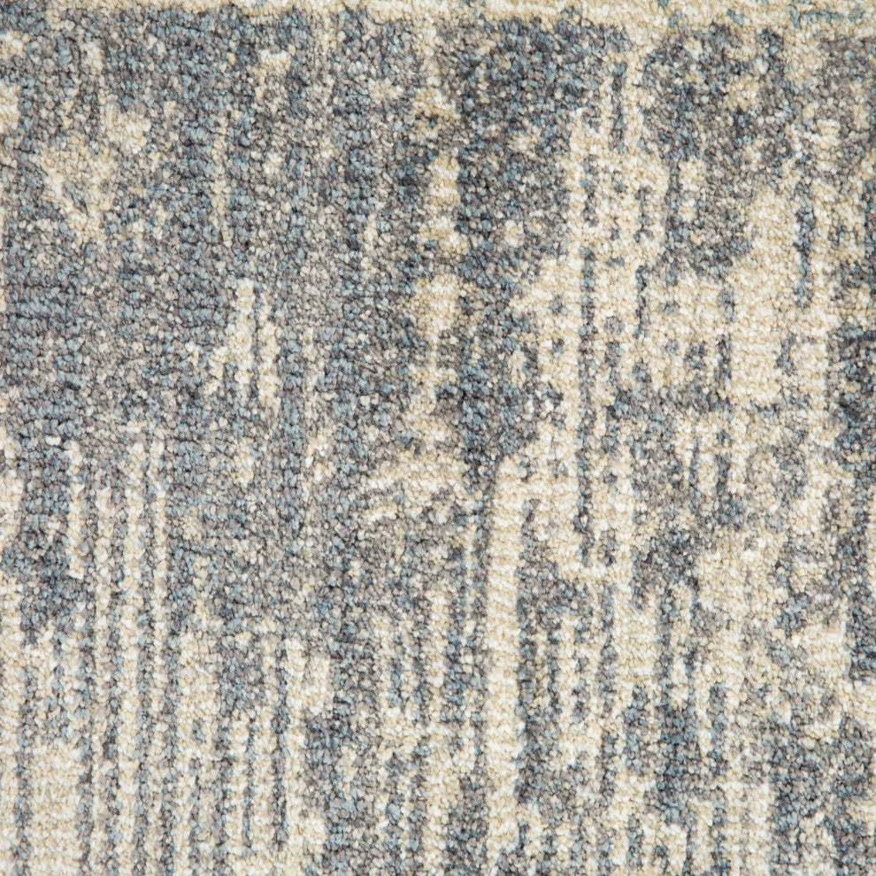 Jordan Aly Area Rug, Blue, 5'3" x 7'6", Geometric
