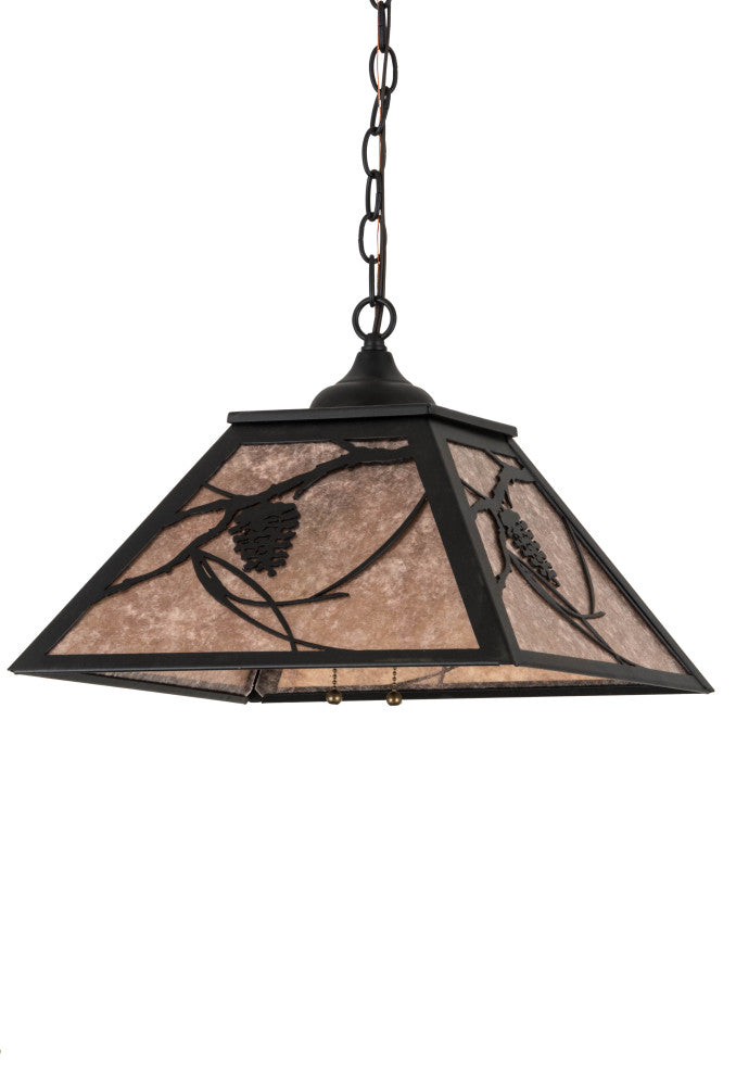 16 Square Whispering Pines Pendant