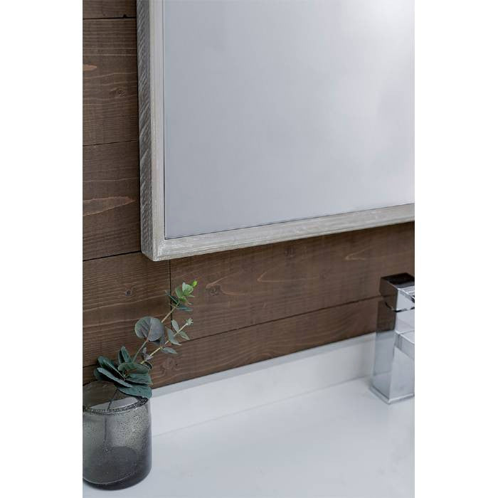 Formosa Modern 48" Ash Double Sink Vanity Set w/ Open Bottom, Faucet Fft3071bn