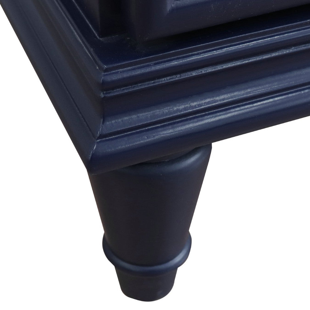 60" Double Vanity, Blue Finish, Cabinet Only