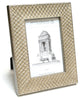 Ravenna Frame, Silver And Argyle Pattern, 5"x7"