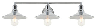 Chrome Finish 3-Light Wall Sconce