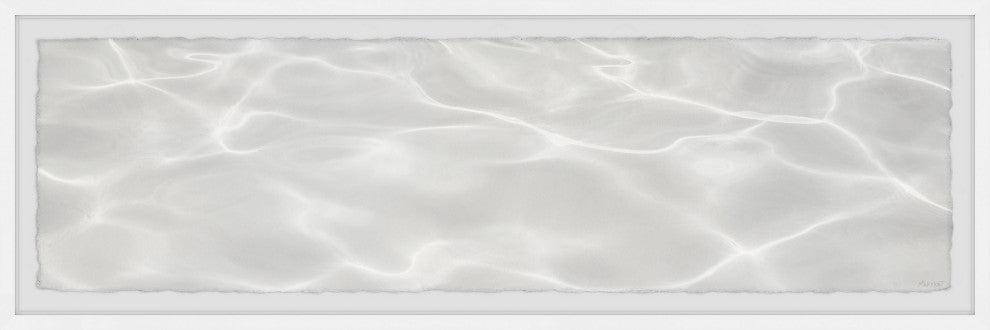 "Crystal Clear Water" Framed Painting Print, 30x10