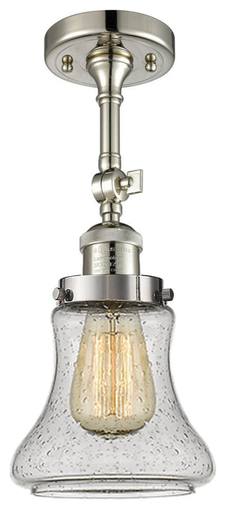 Innovations Lighting 201F-Pn-G194 1 Light Semi-Flush Mount