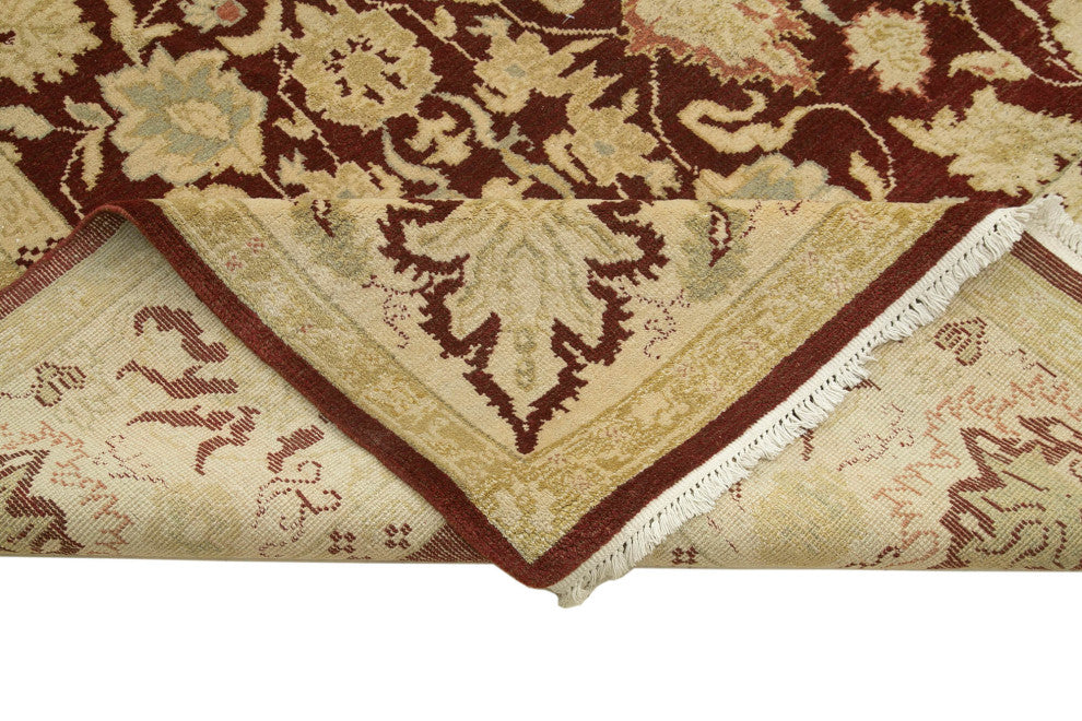 Rug N Carpet - Handmade Oriental 10' 2" x 14' 2" Soft Large Oushak Rug