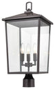 Fetterton Collection 3 Light 11" Outdoor, Powder Coat Black