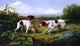 Arthur Fitzwilliam Tait On a Point, 15"x30" Wall Decal