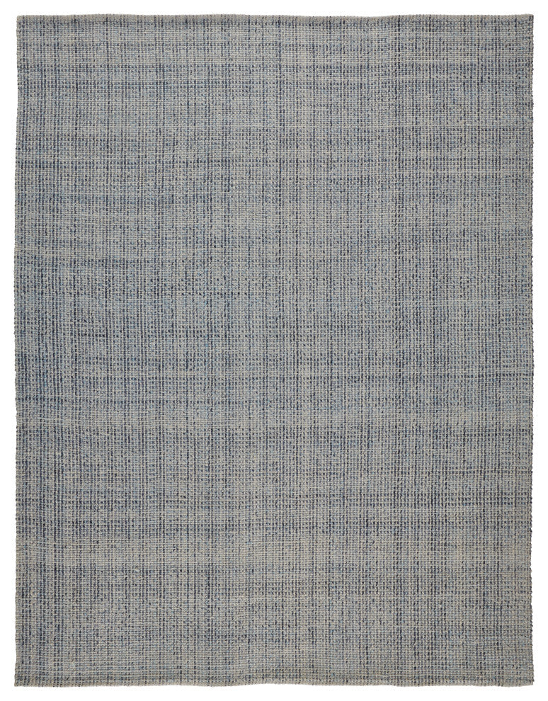 Weave & Wander Siona Space Dyed Flatweave Rug, Blue, 10' X 14'