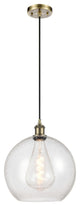 Innovations 516-1P-AB-G124-12 1 Light Mini Pendant, Antique Brass