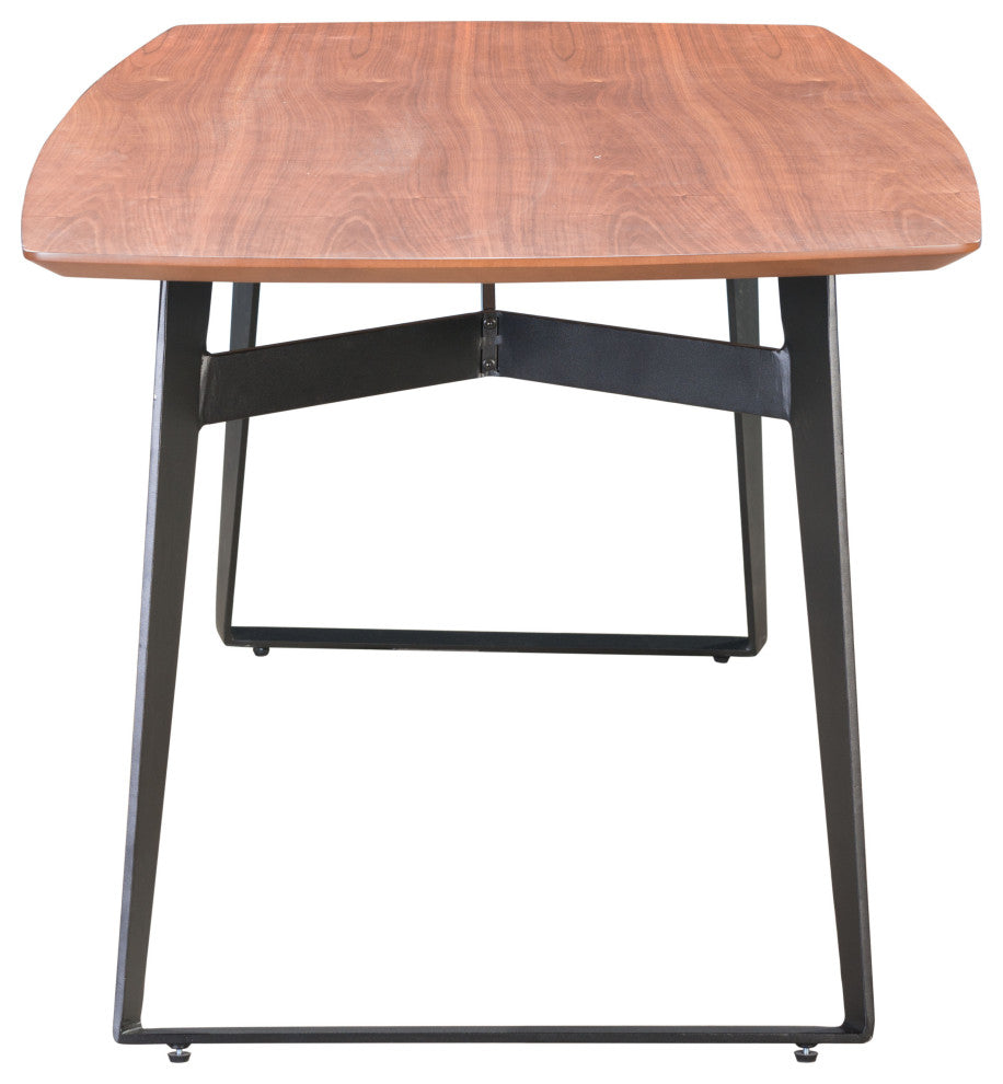 Fletcher Dining Table Walnut/Black