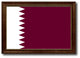 Qatar Country Flag Canvas Print, 15"x21"
