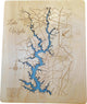 Lake Wylie, South Carolina-Wood Lake Map, Small Standout