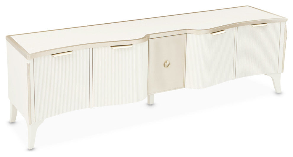 La Marisia Media Cabinet, Creamy Pearl