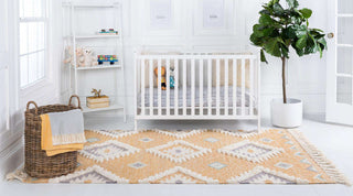 Unique Loom Ivory Mesa Area Rug, Yellow, 9'x12', Rectangular