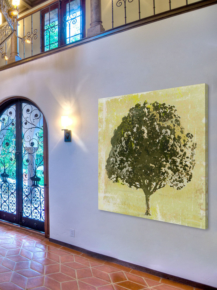 "Midori" Painting Print on Canvas by Aryai