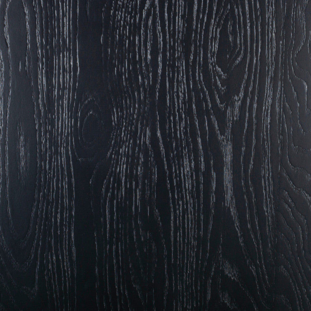 Otto Oak Veneer Coffee Table, Black