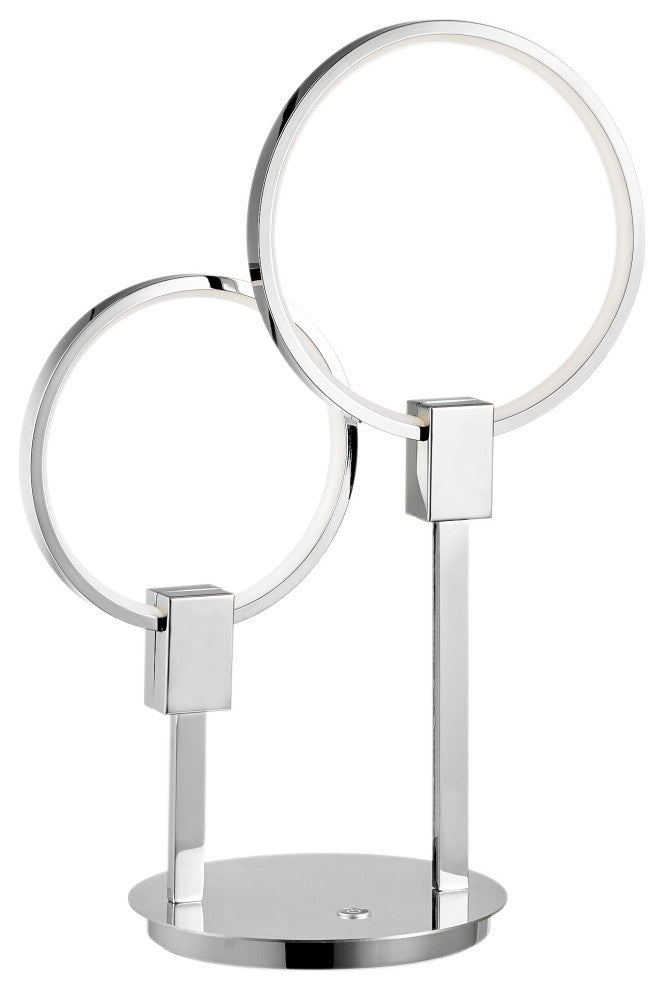 Hong Kong Dimmable Integrated Led Table Lamp, Chrome