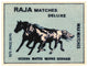 "Raja Matches Deluxe" Digital Paper Print by Phillumenart, 38"x29"