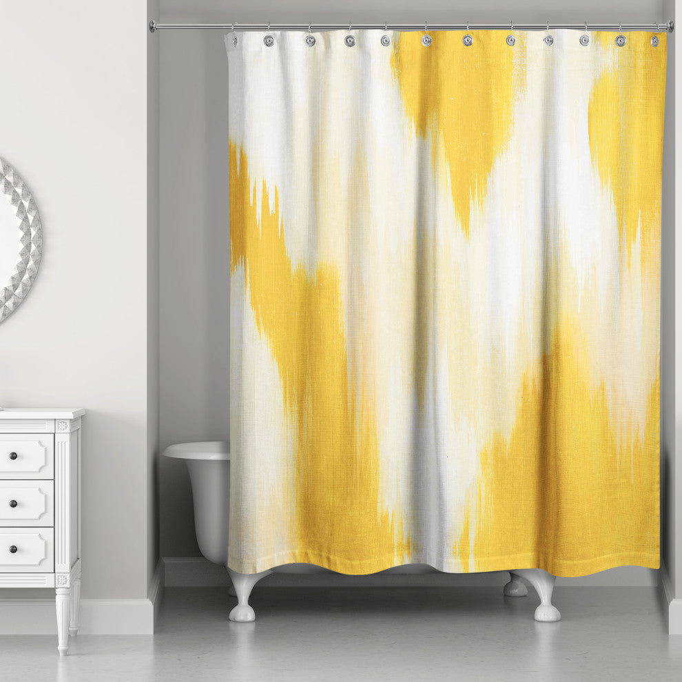 Paint Splotches 5 71x74 Shower Curtain