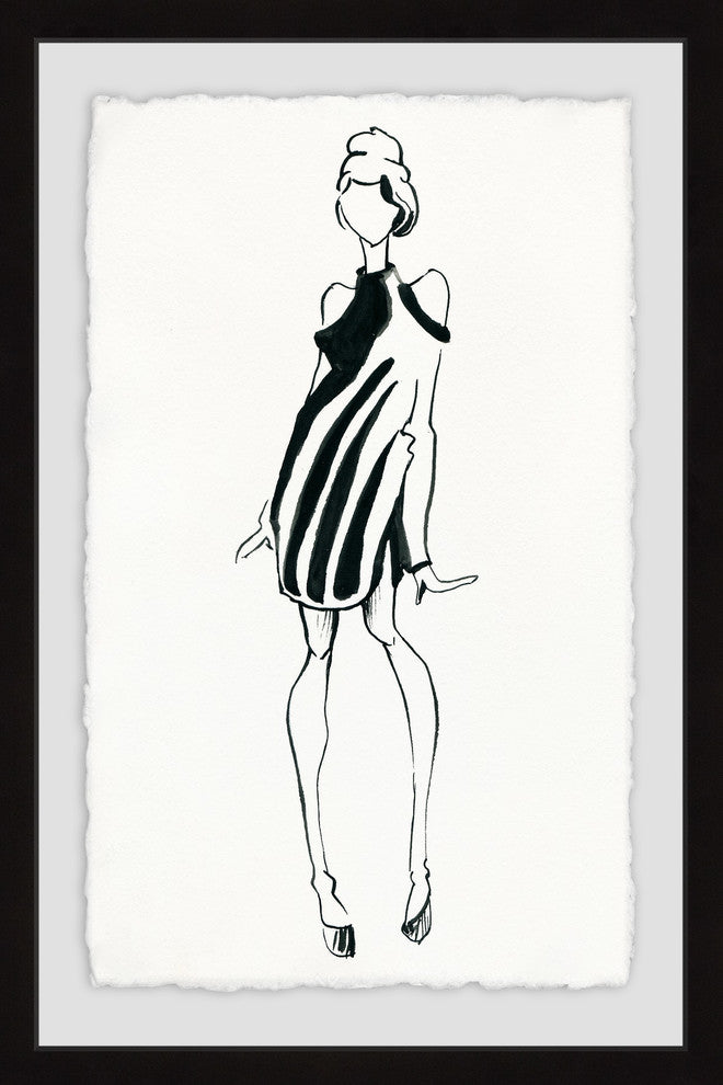 "A Night Out" Framed Painting Print, 16"x24"