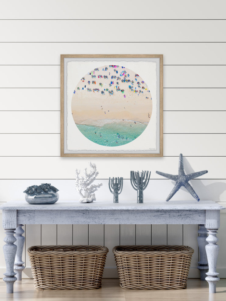 "I Love Vacations" Framed Painting Print, 32x32