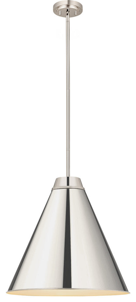 Zlite 6011P24-PN 1-Light Pendant, Polished Nickel
