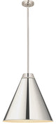Zlite 6011P24-PN 1-Light Pendant, Polished Nickel