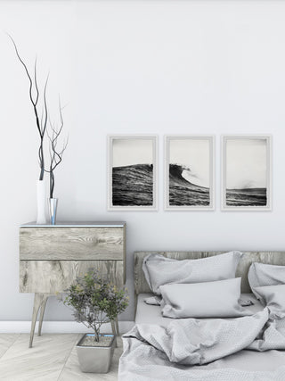 Summer Waves Triptych, Set of 3, 16x24 Panels