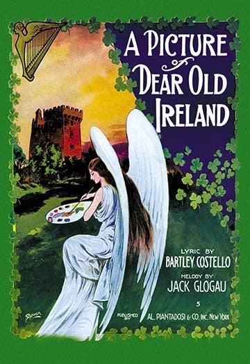 A Picture of Dear Old Ireland- Canvas Poster 20" x 30"