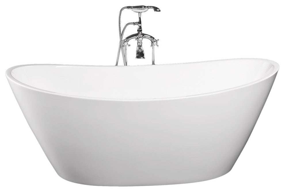 67" Luxury Freestanding Bathtub Acrylic Soaking SPA Tub by Empava