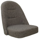Swivel Metal Counter Bar Stool Extra Tall- M-235 Warren Base, Mojave Gray - Black, 34"