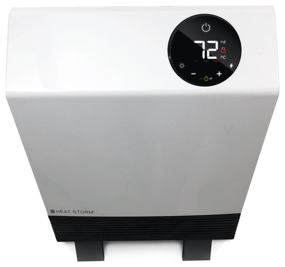 Wave Floor to Wall Infrared Heater, Built-In Thermostat