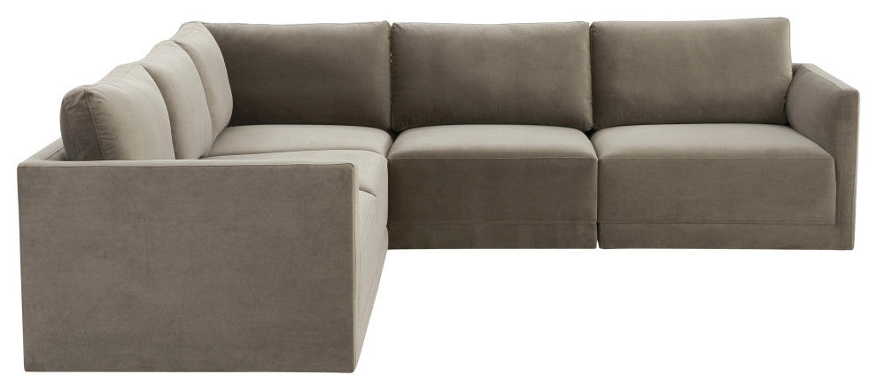 Willow Taupe Modular L Sectional