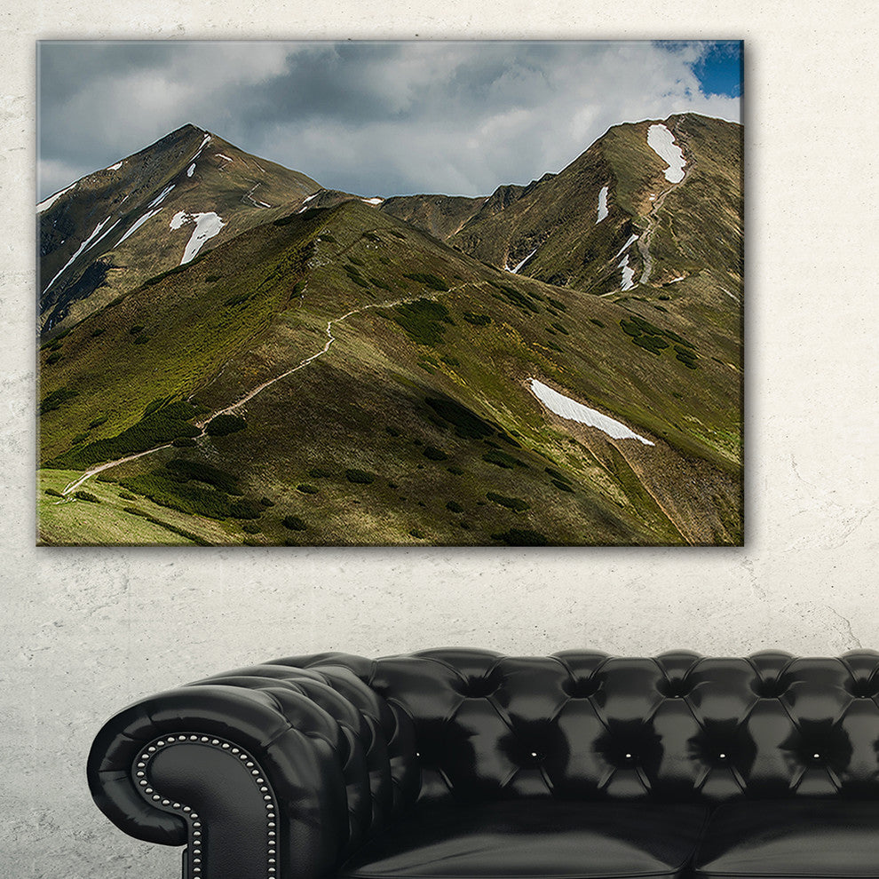 "Trekking Patch in Tatra Mountains" Canvas Print