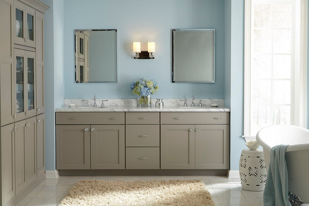 Moen Wynford Widespread Bathroom Faucet, 8"x5"x7", Chrome