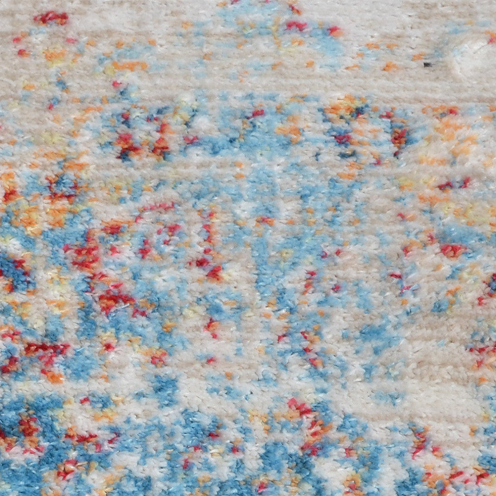 MACHINE MADE POLYESTER AREA RUGS  -Multicolor, Oriental ,Rugs for Living Room