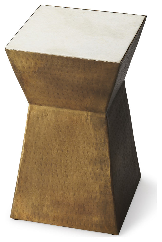 Butler Asheville Marble and Metal Bunching Table