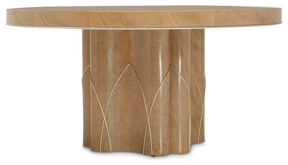 AICO Furniture Villa Cherie 5 Piece Round Dining Table Set