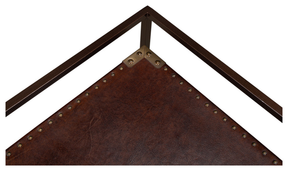 Industrial Leather Trolley