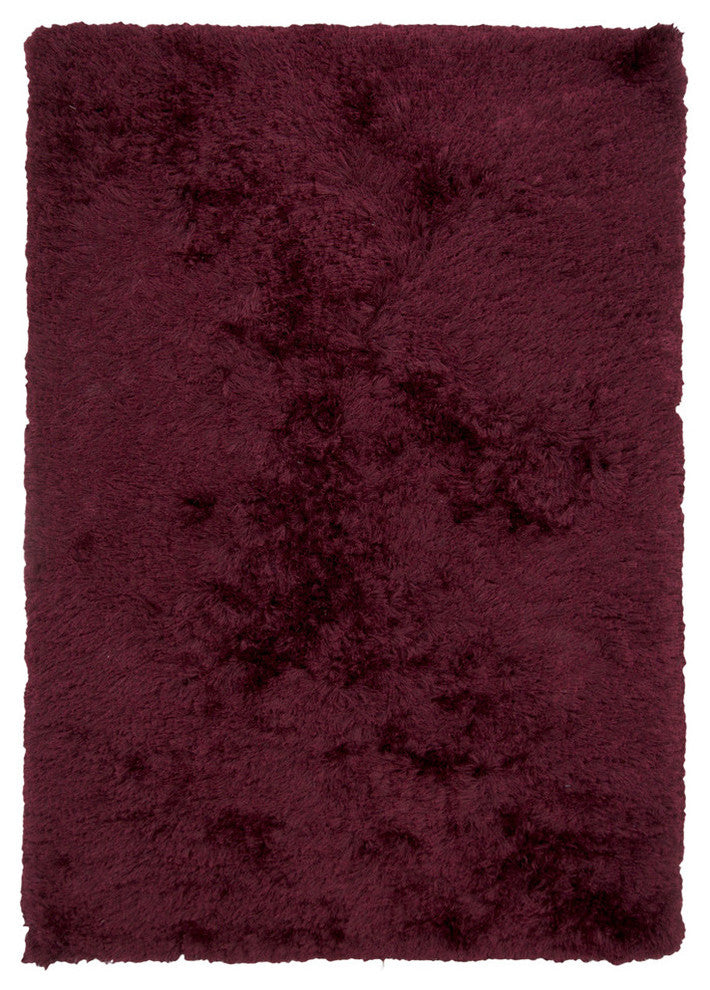 Celecot Contemporary Area Rug, Plum, 7'9" Round