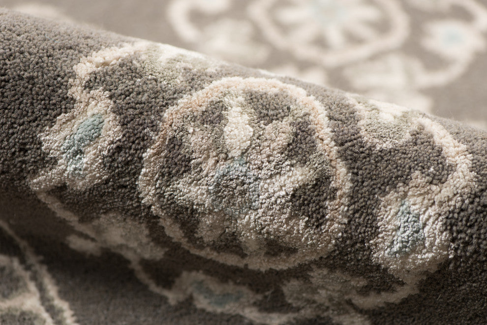 Amer Rugs Urban UR-10 Steel Blue Gray Hand-tufted - 5'x8' Rectangle Area Rug