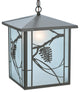 12Sq Whispering Pines Lantern Pendant