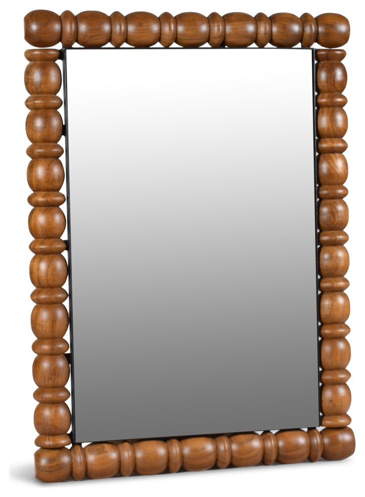 Aubrey Mirror, Brown, 26" W x 2" D x 36" H