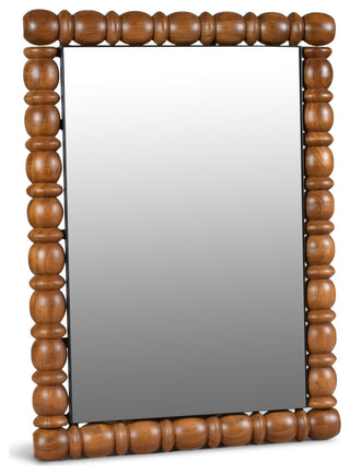 Aubrey Mirror, Brown, 26" W x 2" D x 36" H