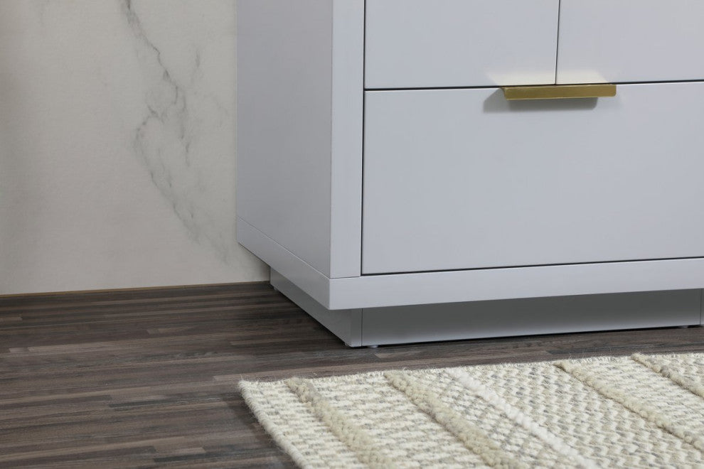 Bethany Single Bathroom Vanity, Gray, 24"
