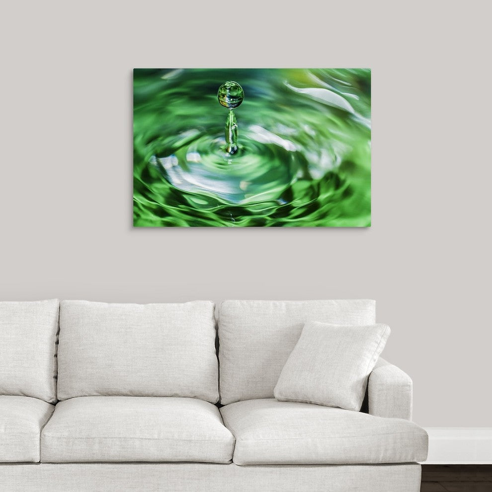 "Water Drop I" Wrapped Canvas Art Print, 36"x24"x1.5"