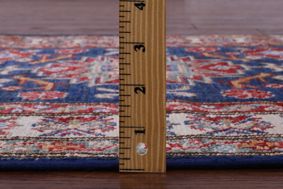 2' 7" X 4' 4" Super Kazak Hand Knotted Rug - Q12953