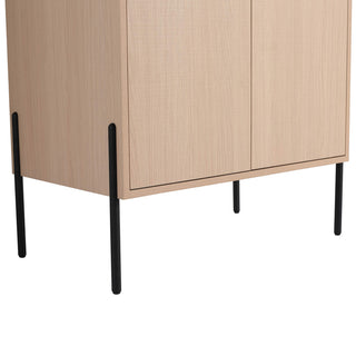 Fine Fixtures Crownpoint Bathroom Vanity, White Oak, 30", White