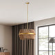 Wendy 6-Light Iron and Rattan Chandelier