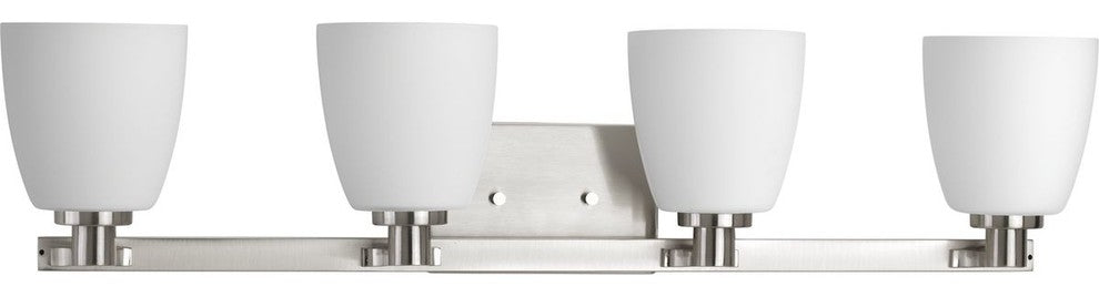 Fleet 4-Light Bath Light, Brushed Nickel